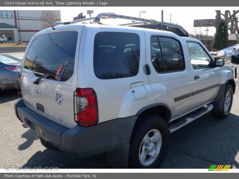 Silver Lightning Metallic / Sage 2004 Nissan Xterra XE 4x4