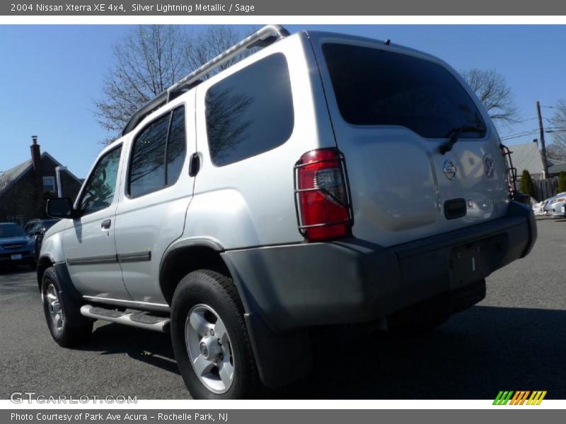 Silver Lightning Metallic / Sage 2004 Nissan Xterra XE 4x4