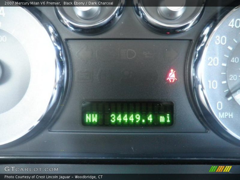 Black Ebony / Dark Charcoal 2007 Mercury Milan V6 Premier