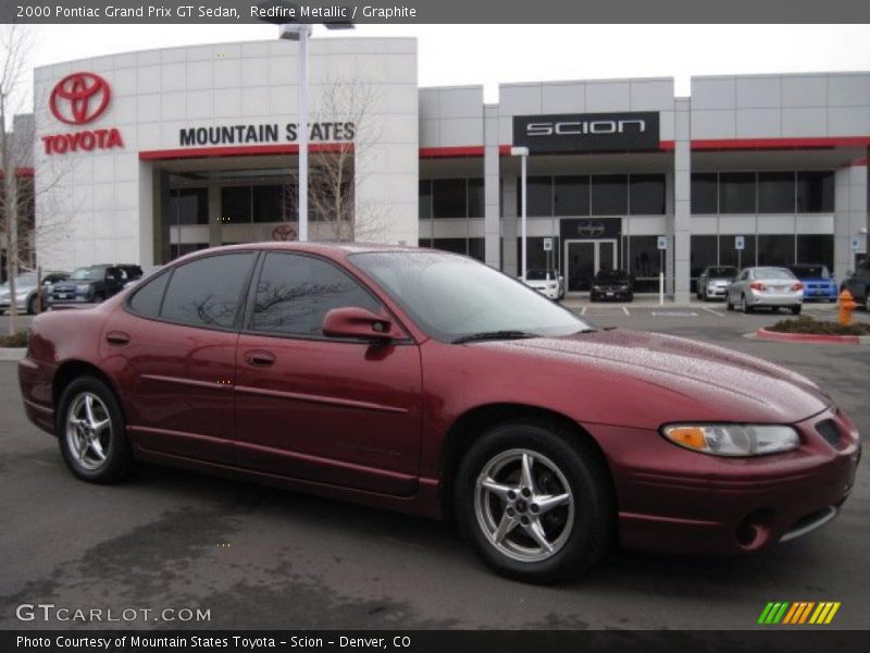 Redfire Metallic / Graphite 2000 Pontiac Grand Prix GT Sedan