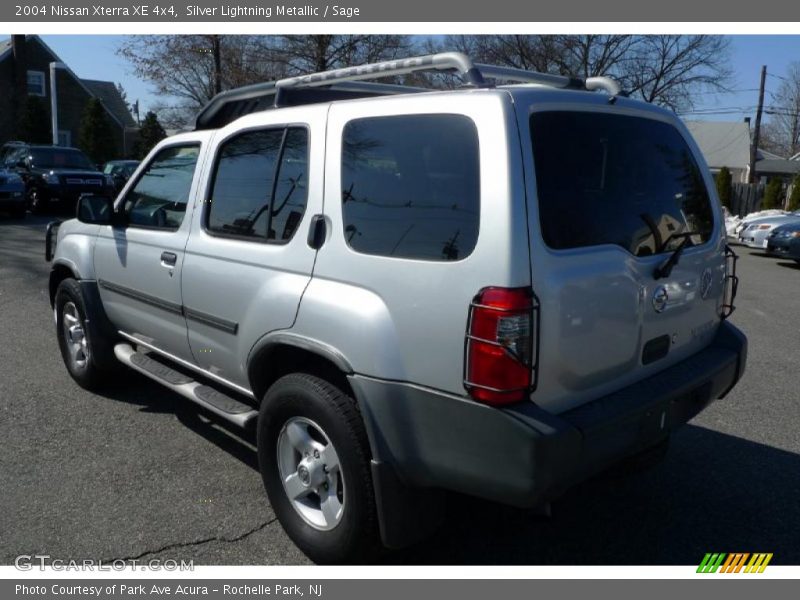 Silver Lightning Metallic / Sage 2004 Nissan Xterra XE 4x4