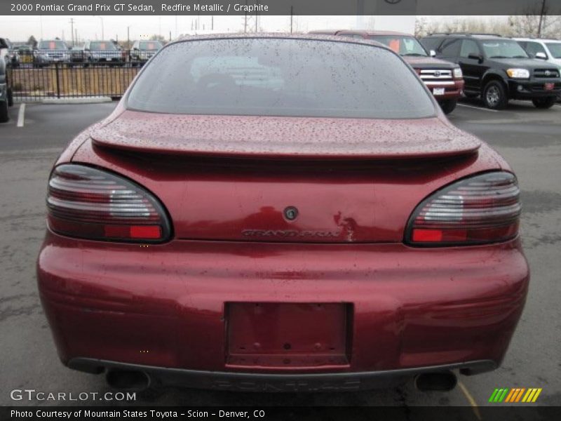 Redfire Metallic / Graphite 2000 Pontiac Grand Prix GT Sedan
