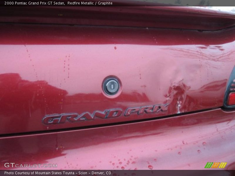 Redfire Metallic / Graphite 2000 Pontiac Grand Prix GT Sedan