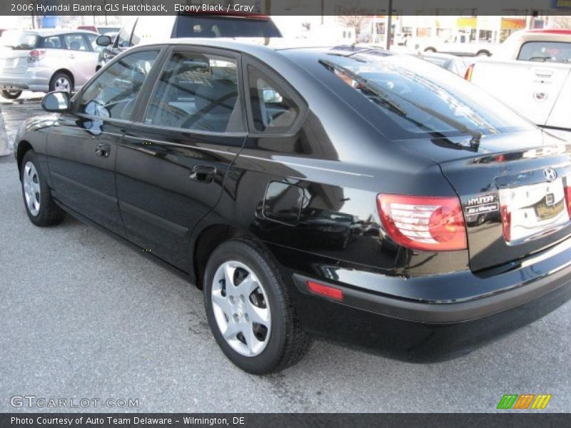 Ebony Black / Gray 2006 Hyundai Elantra GLS Hatchback