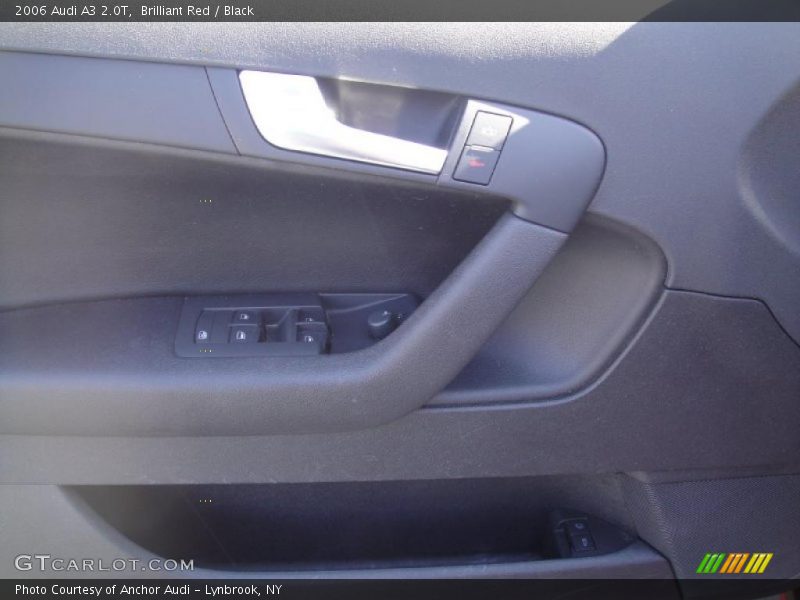 Brilliant Red / Black 2006 Audi A3 2.0T