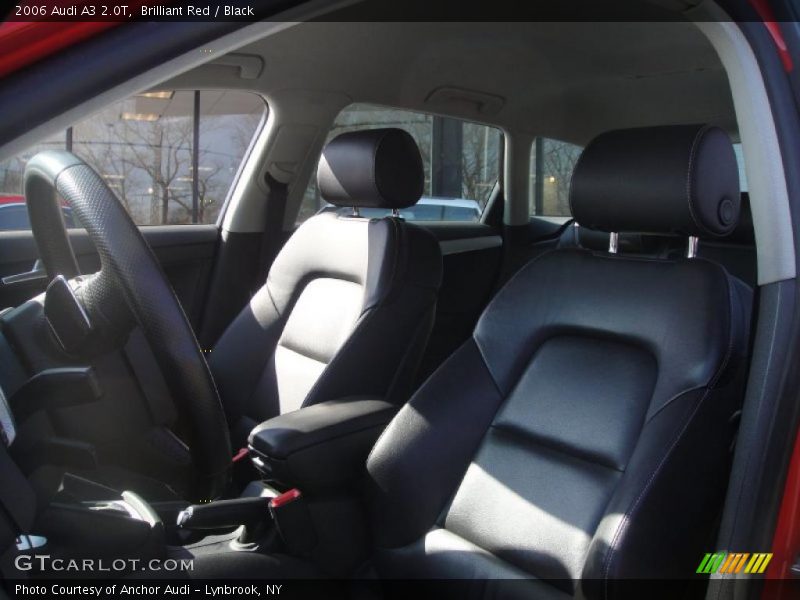 Brilliant Red / Black 2006 Audi A3 2.0T