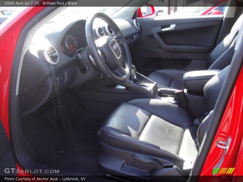 Brilliant Red / Black 2006 Audi A3 2.0T