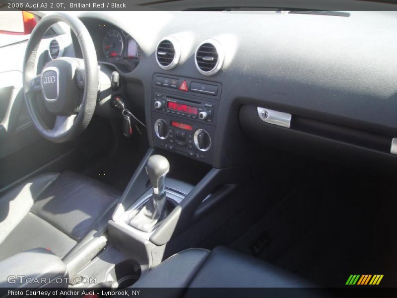 Brilliant Red / Black 2006 Audi A3 2.0T