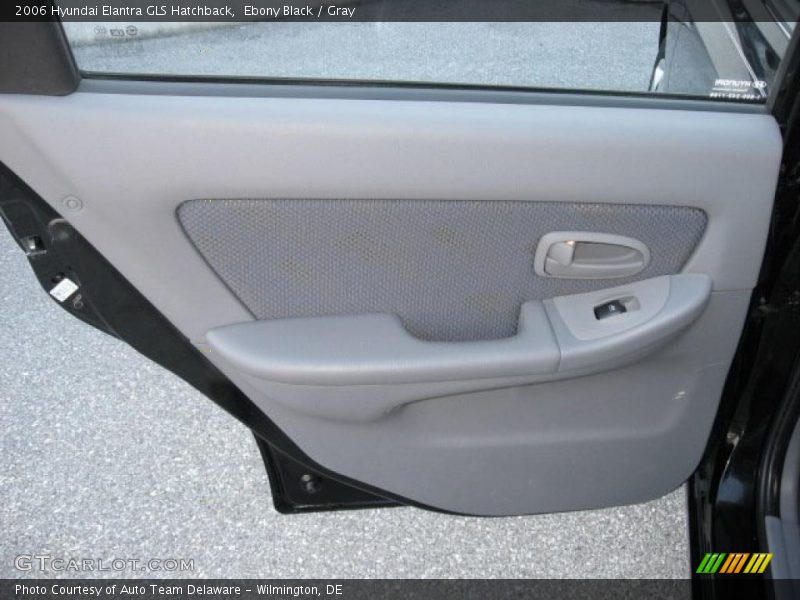 Ebony Black / Gray 2006 Hyundai Elantra GLS Hatchback