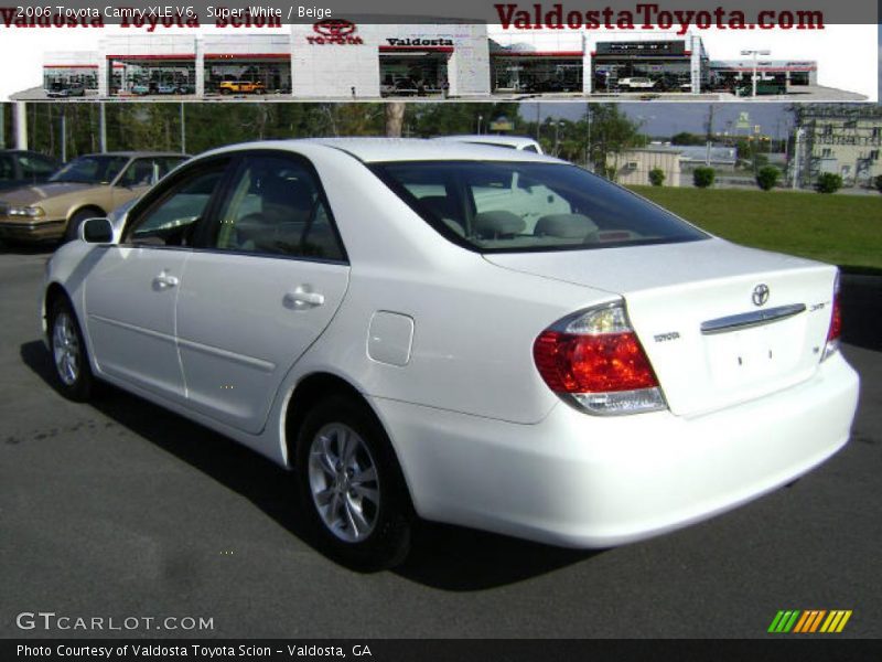 Super White / Beige 2006 Toyota Camry XLE V6