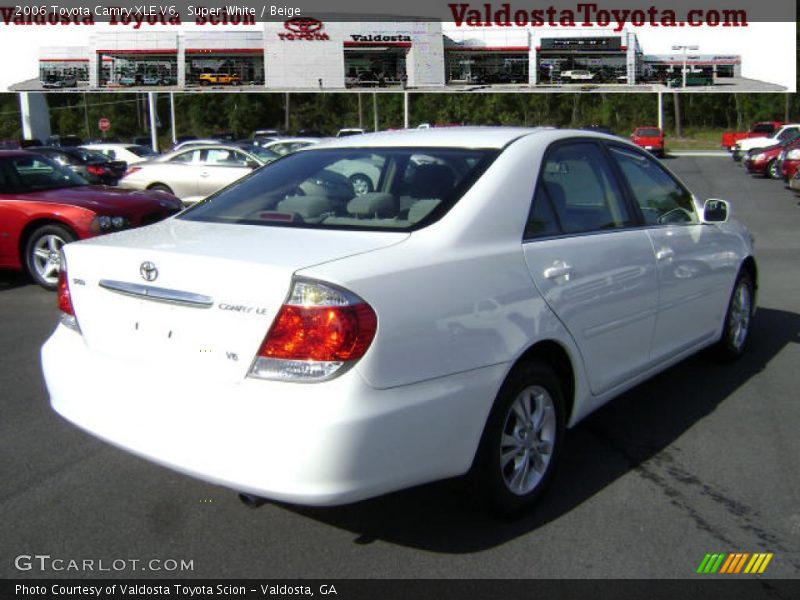 Super White / Beige 2006 Toyota Camry XLE V6
