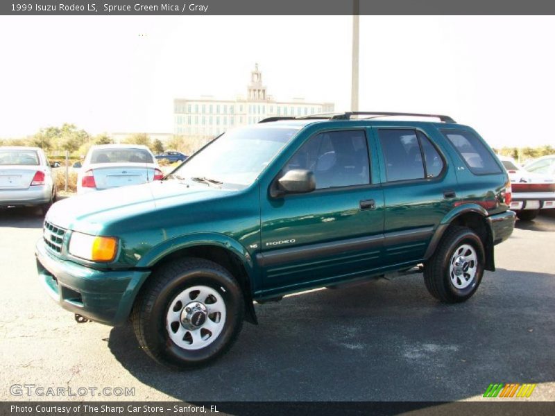 Spruce Green Mica / Gray 1999 Isuzu Rodeo LS