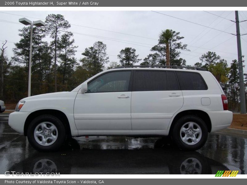 Super White / Ash Gray 2006 Toyota Highlander I4