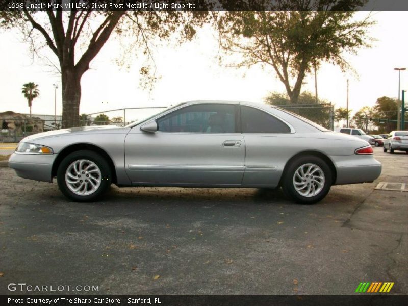 Silver Frost Metallic / Light Graphite 1998 Lincoln Mark VIII LSC