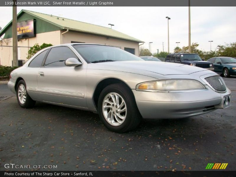 Silver Frost Metallic / Light Graphite 1998 Lincoln Mark VIII LSC