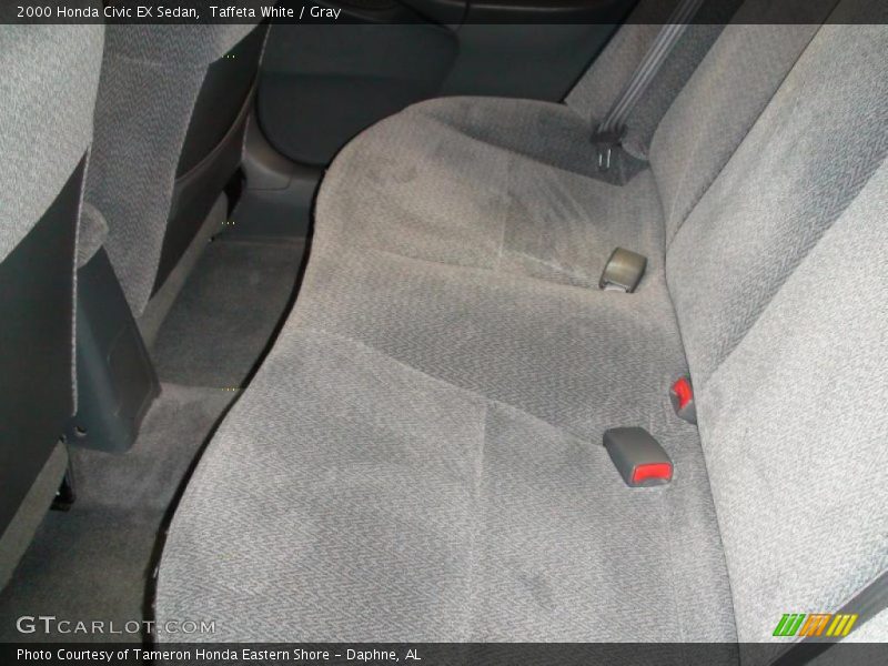 Taffeta White / Gray 2000 Honda Civic EX Sedan