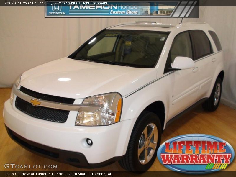 Summit White / Light Cashmere 2007 Chevrolet Equinox LT