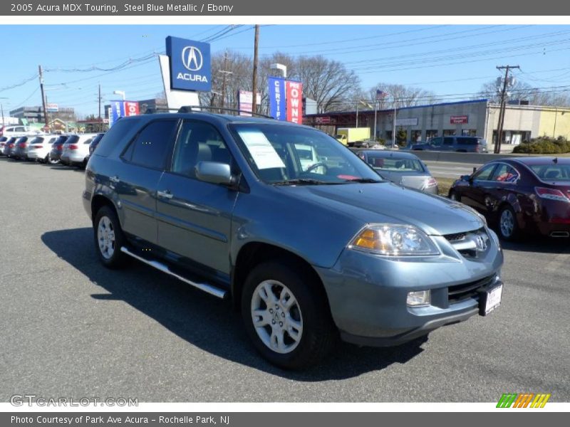 Steel Blue Metallic / Ebony 2005 Acura MDX Touring
