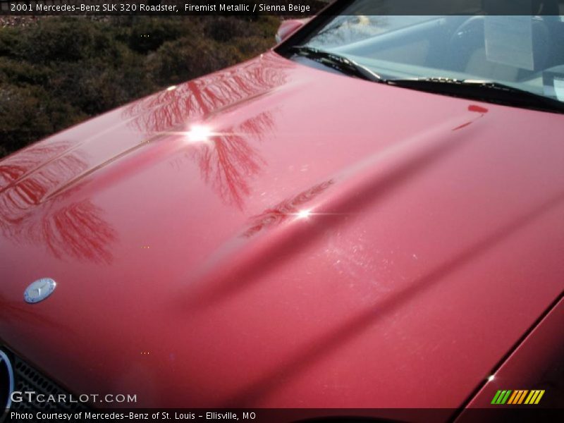 Firemist Metallic / Sienna Beige 2001 Mercedes-Benz SLK 320 Roadster