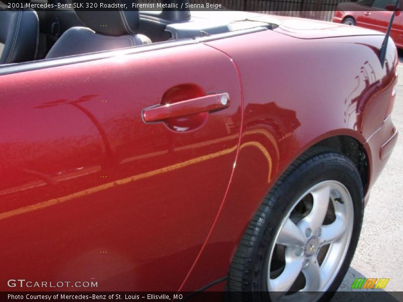 Firemist Metallic / Sienna Beige 2001 Mercedes-Benz SLK 320 Roadster