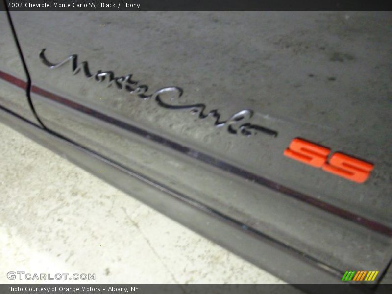 Black / Ebony 2002 Chevrolet Monte Carlo SS