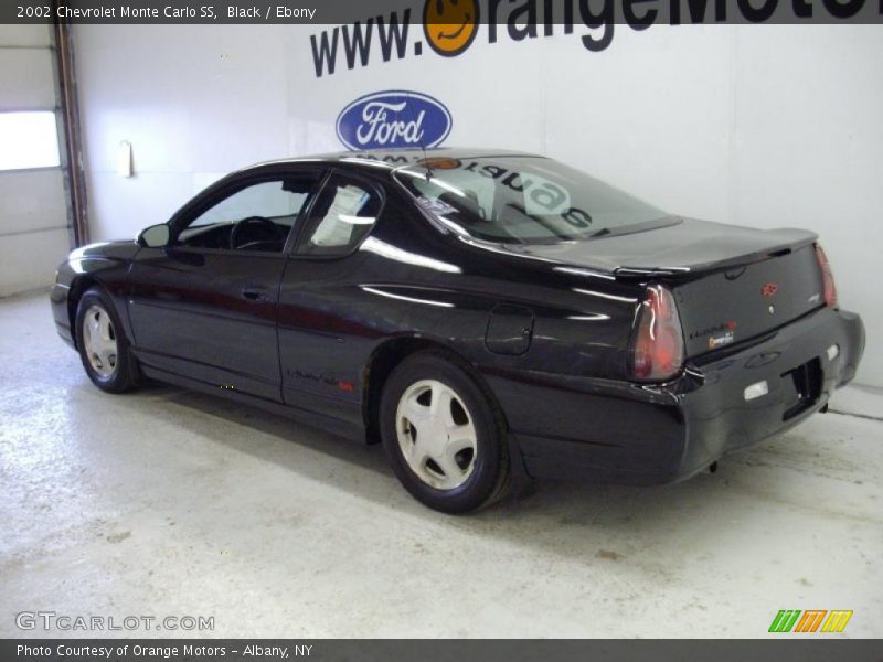 Black / Ebony 2002 Chevrolet Monte Carlo SS