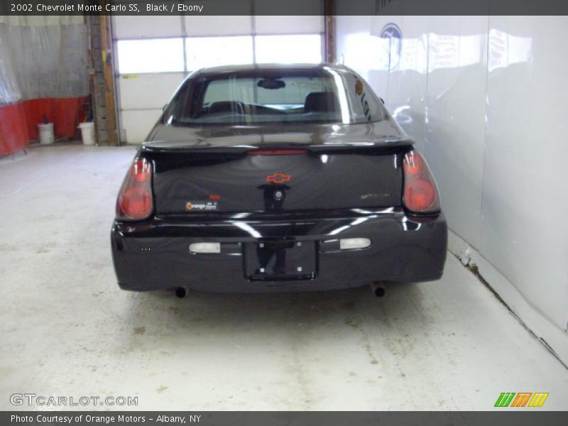 Black / Ebony 2002 Chevrolet Monte Carlo SS