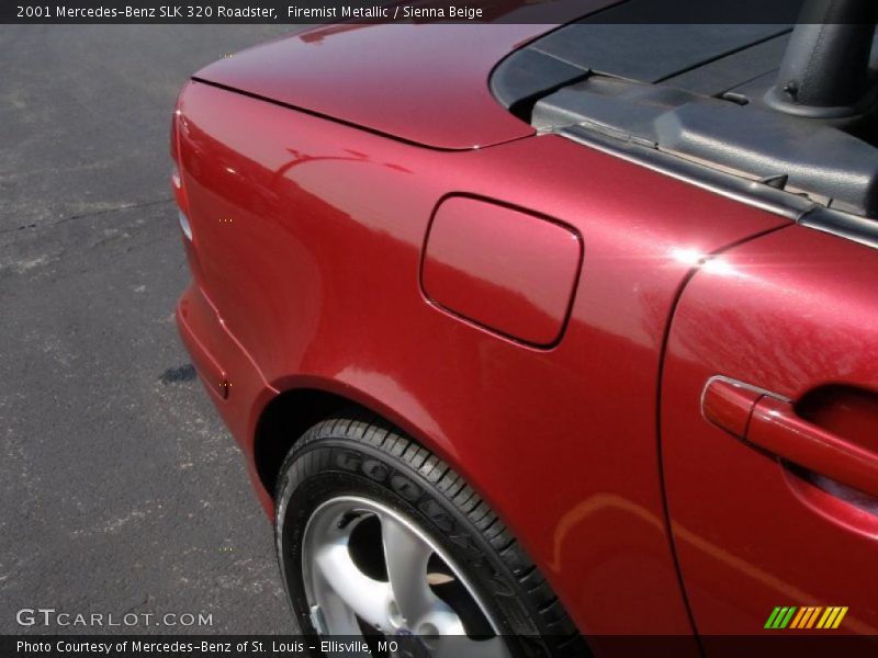 Firemist Metallic / Sienna Beige 2001 Mercedes-Benz SLK 320 Roadster