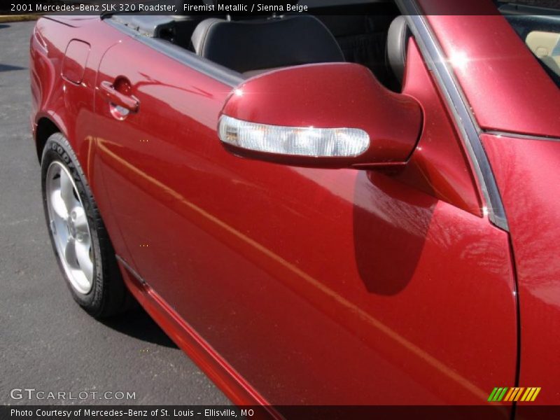 Firemist Metallic / Sienna Beige 2001 Mercedes-Benz SLK 320 Roadster