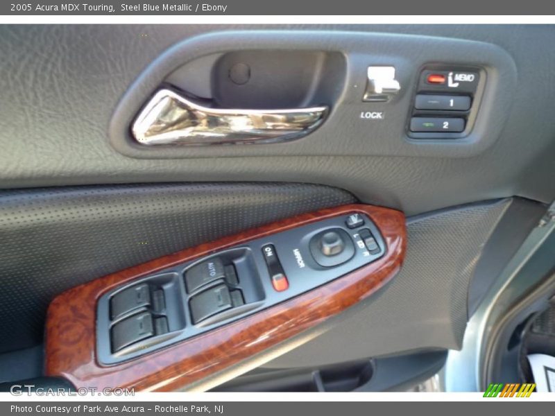 Steel Blue Metallic / Ebony 2005 Acura MDX Touring