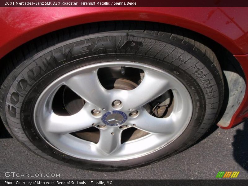 Firemist Metallic / Sienna Beige 2001 Mercedes-Benz SLK 320 Roadster