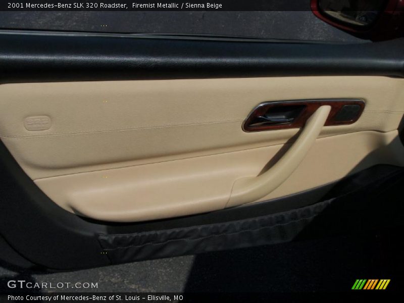 Firemist Metallic / Sienna Beige 2001 Mercedes-Benz SLK 320 Roadster