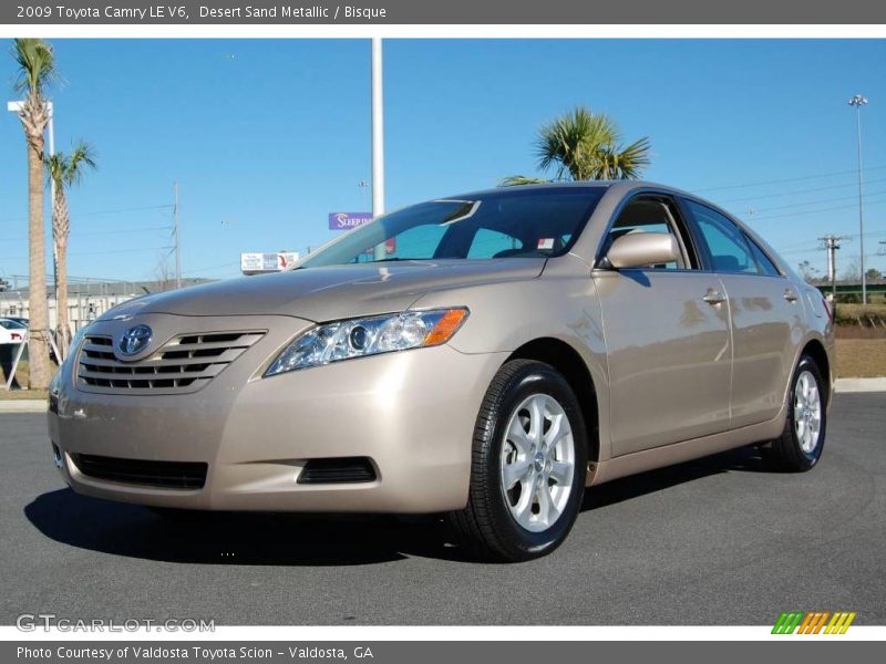 Desert Sand Metallic / Bisque 2009 Toyota Camry LE V6