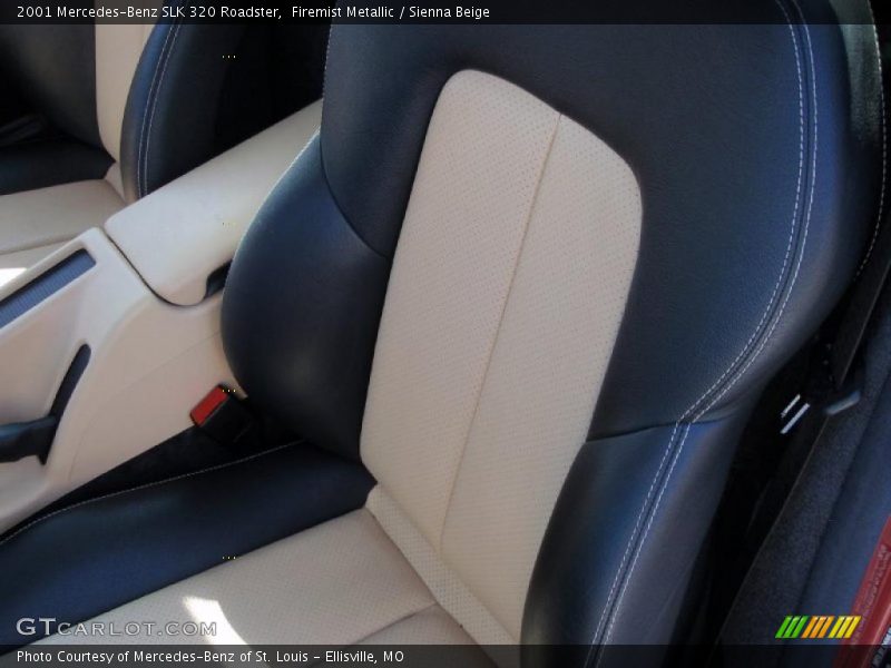 Firemist Metallic / Sienna Beige 2001 Mercedes-Benz SLK 320 Roadster