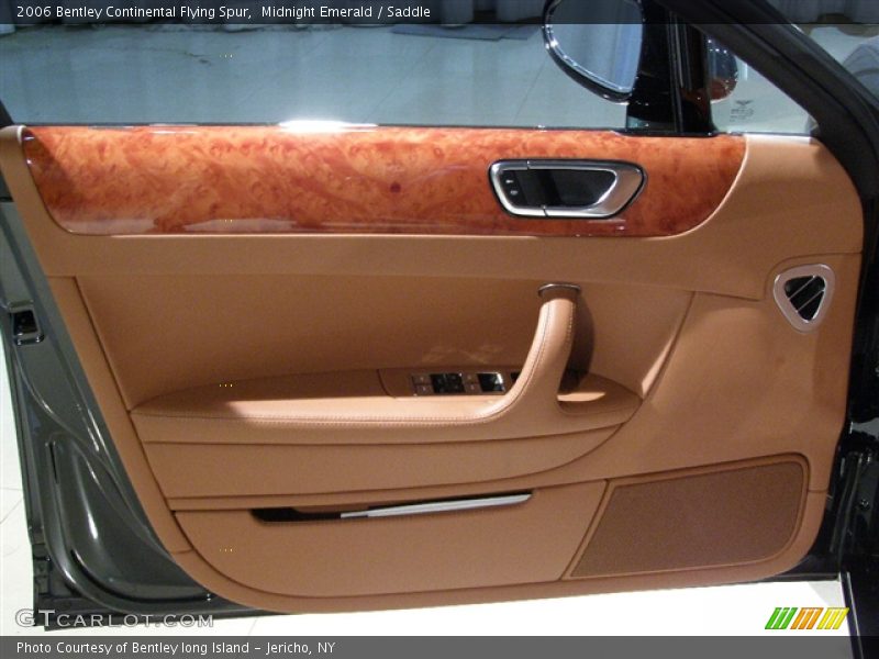 Midnight Emerald / Saddle 2006 Bentley Continental Flying Spur