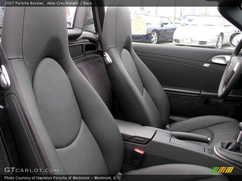 Atlas Grey Metallic / Black 2007 Porsche Boxster