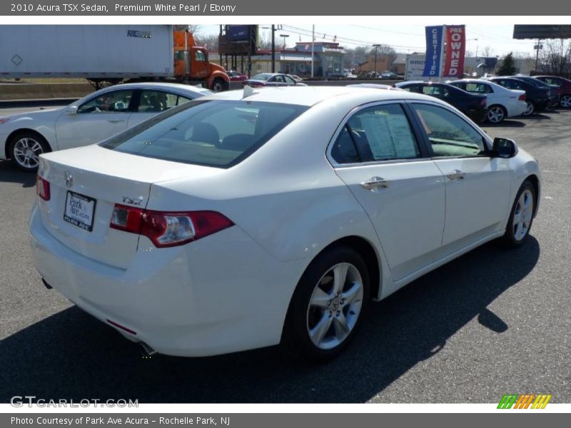 Premium White Pearl / Ebony 2010 Acura TSX Sedan