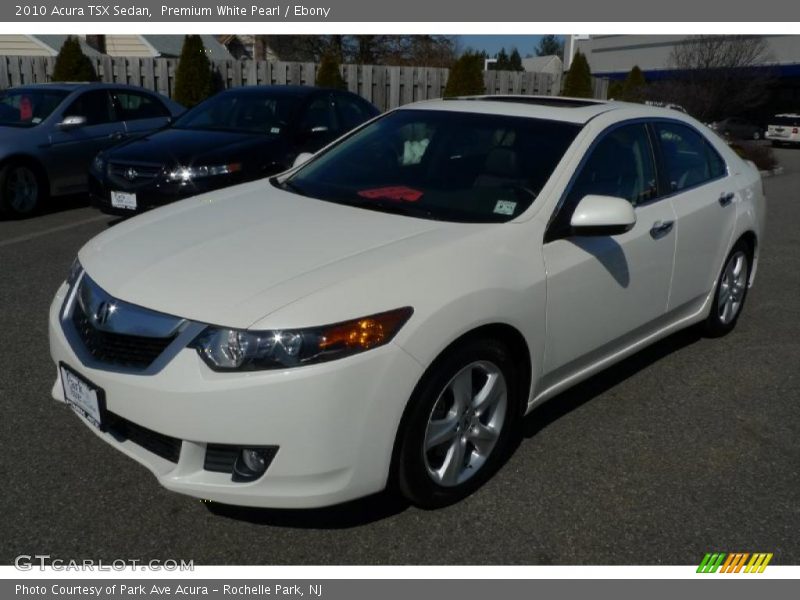Premium White Pearl / Ebony 2010 Acura TSX Sedan