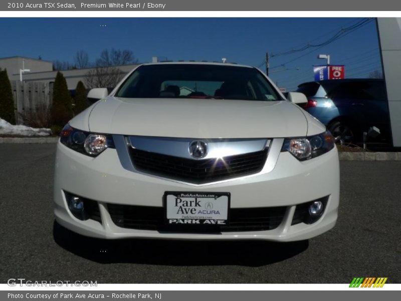 Premium White Pearl / Ebony 2010 Acura TSX Sedan