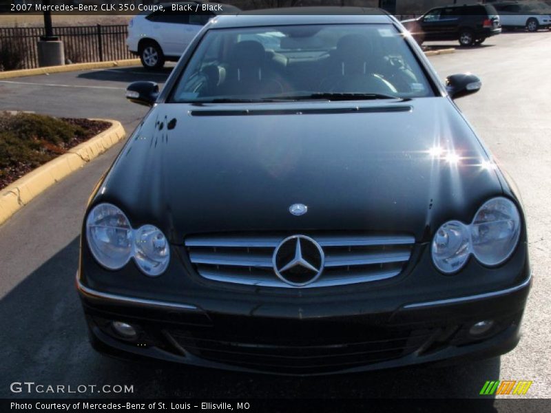 Black / Black 2007 Mercedes-Benz CLK 350 Coupe