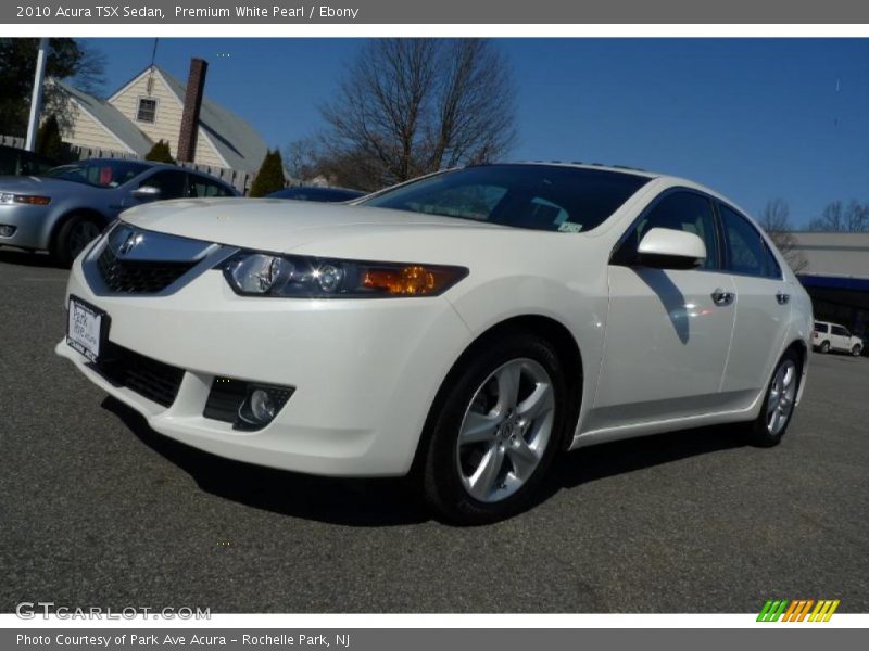 Premium White Pearl / Ebony 2010 Acura TSX Sedan