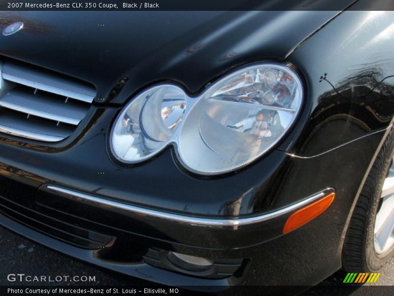 Black / Black 2007 Mercedes-Benz CLK 350 Coupe