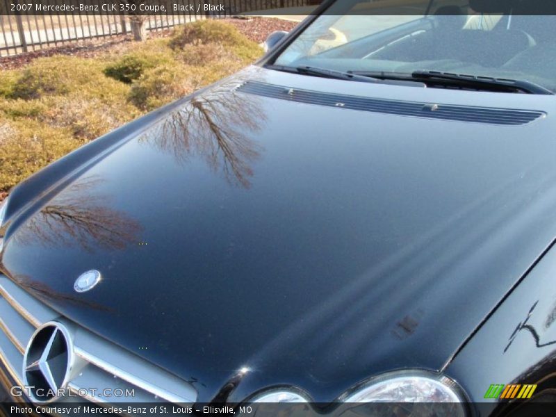 Black / Black 2007 Mercedes-Benz CLK 350 Coupe