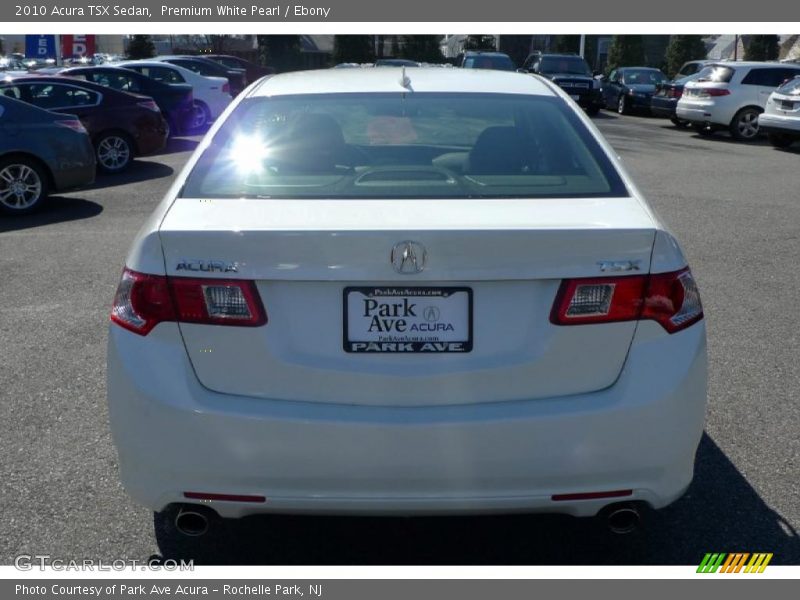 Premium White Pearl / Ebony 2010 Acura TSX Sedan