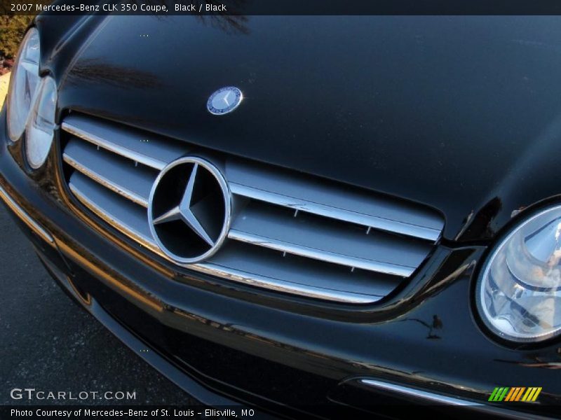 Black / Black 2007 Mercedes-Benz CLK 350 Coupe