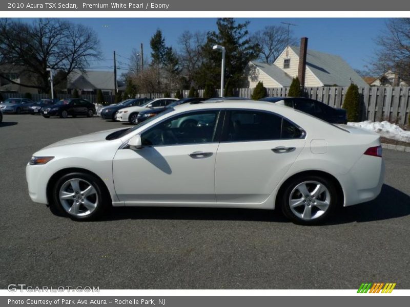 Premium White Pearl / Ebony 2010 Acura TSX Sedan