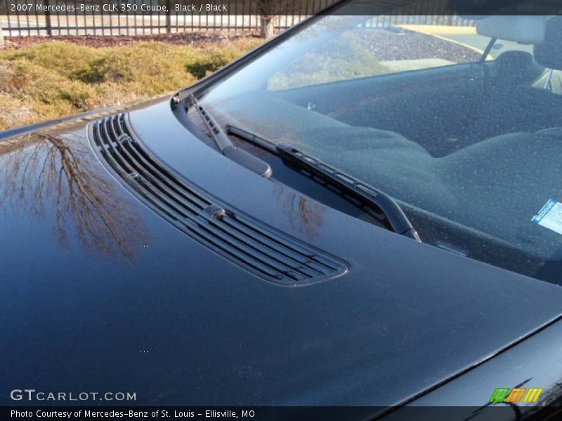 Black / Black 2007 Mercedes-Benz CLK 350 Coupe