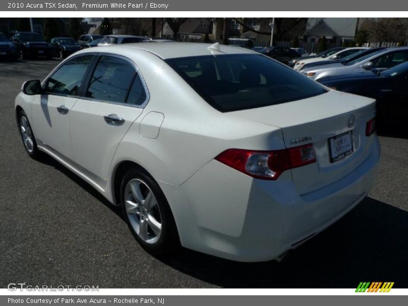 Premium White Pearl / Ebony 2010 Acura TSX Sedan