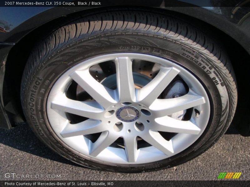 Black / Black 2007 Mercedes-Benz CLK 350 Coupe