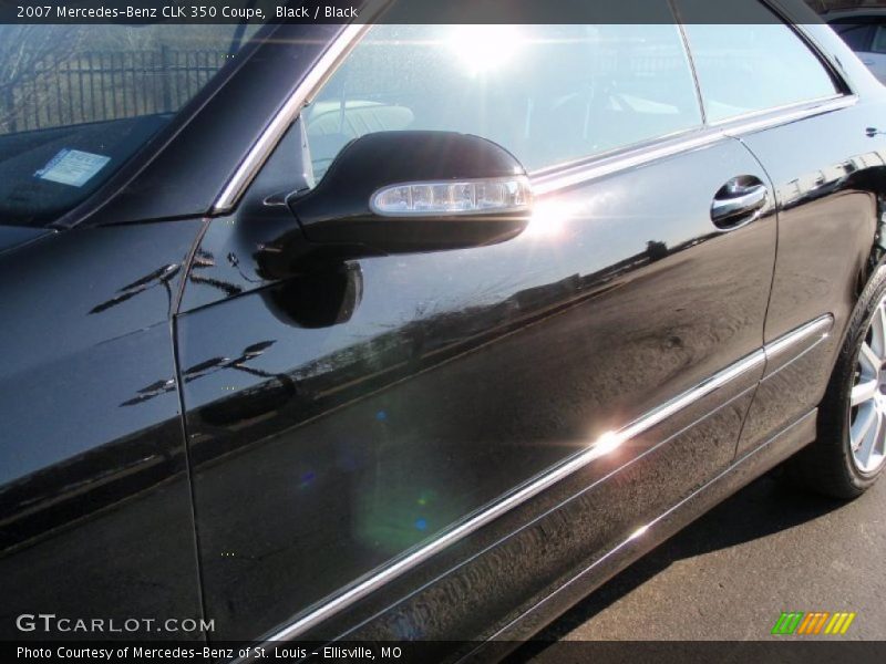 Black / Black 2007 Mercedes-Benz CLK 350 Coupe